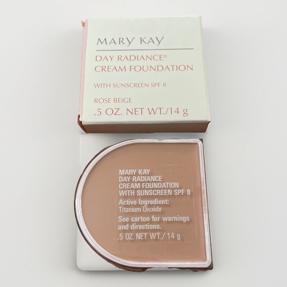 Mary Kay Day Radiance Cream Foundation Rose Beige 1501 SPF 8 NOS Retired - Picture 1 of 8